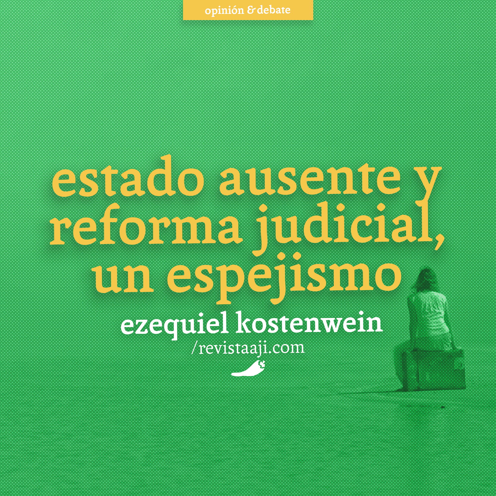 Estado ausente y reforma judicial, un espejismo