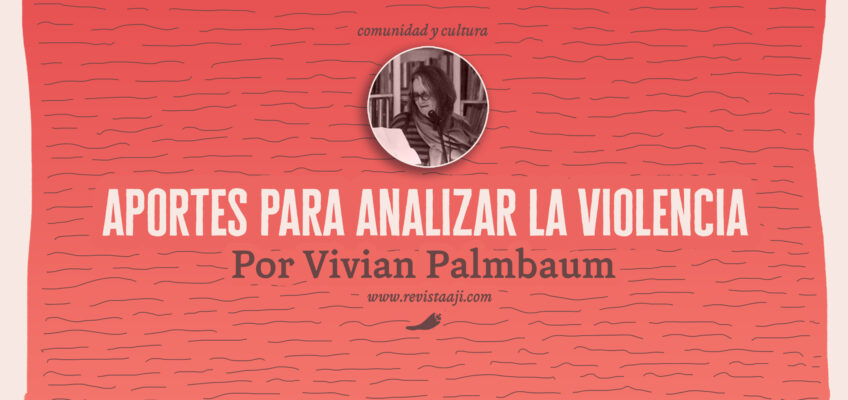 aportes para analizar la violencia / vivian palmbaum